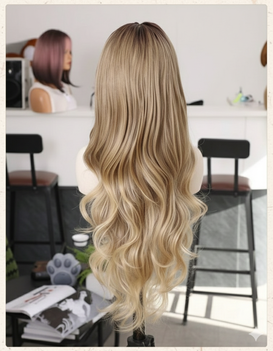 Beyonce Bombshell Wig(Human blend)