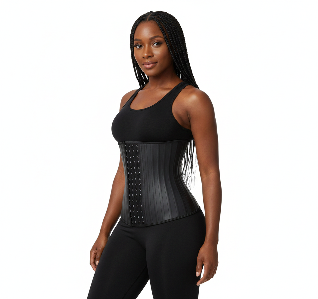 Steel Bone Latex Waist Trainer Belly Slimming