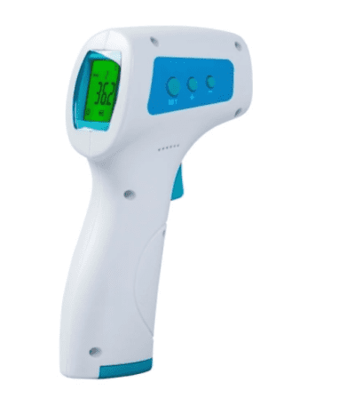 BODY INFRARED THERMOMETER with Memory Function, Color Alarm