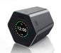 Hexagon Digital Clock Timer Magnetic Cubes Timer - Black