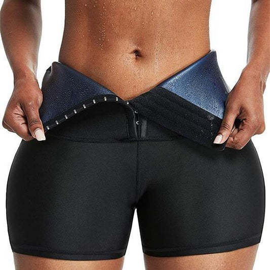High -Waisted Neoprene Waist Training Shorts